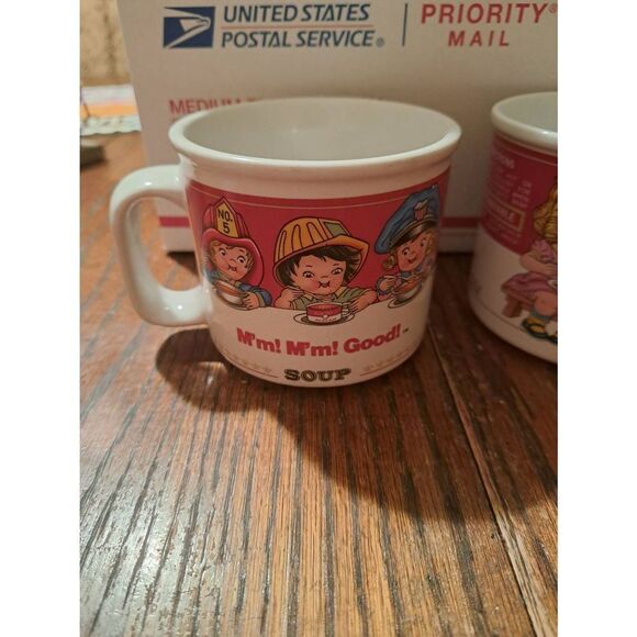 Lot 2 Vintage 1999 Westwood Campbells Soup M'm M'm Good Cups Mugs Coffee Soup - Picture 2 of 7